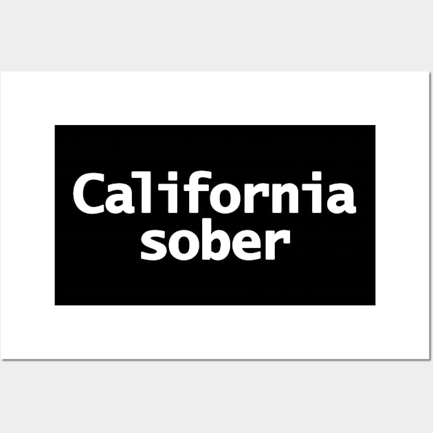 California Sober Wall Art by ellenhenryart